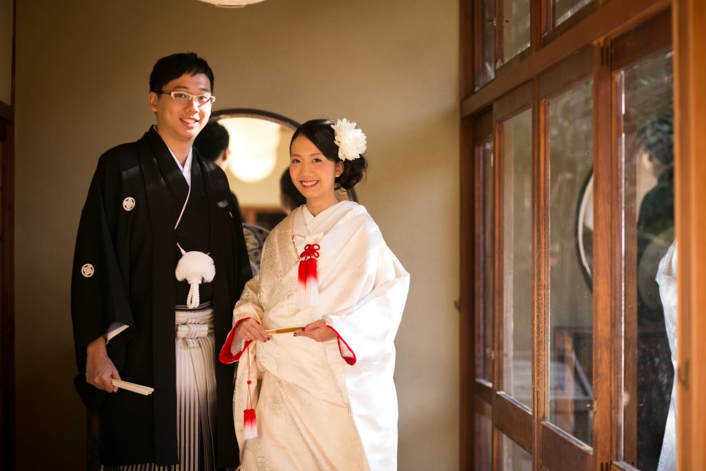 Japanese Wedding Ceremony in Shinto Shrine